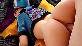 giving her every inch in doggystyle game play