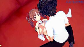 Hey, Mikoto Misaka and Kuroko Shirai Get Wild with Intense Sex