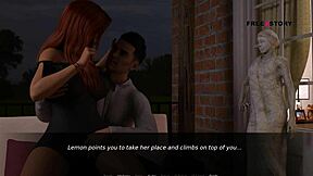 John Nails Lemon Again in Dusklight Manor After Her Vampire Turn in 3D Cartoon