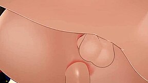 3d cartoon babe with big tits gets creampie in hentai scene