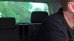 Alluring Blonde Picked Up For Hard Drilling In Van