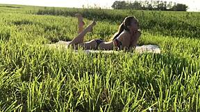 A skinny Russian teen gets drilled hard in a backroom session, showing off her tight body