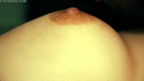 Intriguing Close-Up Nipple Licking and Sucking