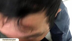 Damn! Sucking Cock In Construction Site Toilet!