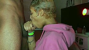 Long tongue twitter girl kyehigh enjoys big dick on red