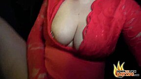 Hot Brunette Milf's Public Car Titty Fuck and POV Riding