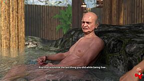 Golden Mean Ep 21 Unleashes Wild Threesome. Public Handjob with Strangers and Big Cock Action.