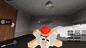 banged roblox whore on floor group blowjob