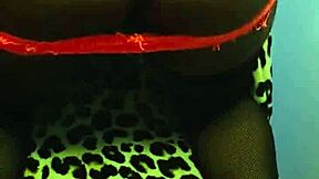 Anime girl toys her big ass solo