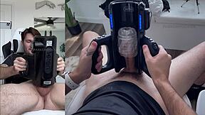 Trying Out My New Sex Toy Xspacecup Xt5 Auto-Stroker For First Time