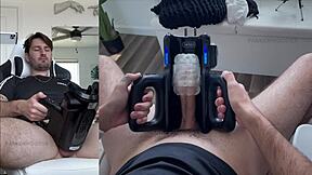 Trying Out My New Sex Toy Xspacecup Xt5 Auto-Stroker For First Time