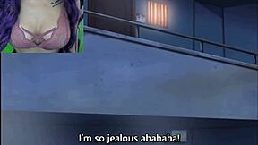 He bangs two busty neighbors in wild hentai milk junk episode 1