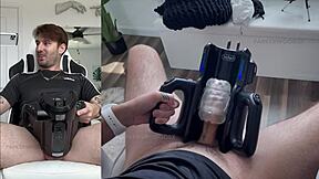 Trying Out My New Sex Toy Xspacecup Xt5 Auto-Stroker For First Time