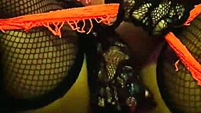 Anime girl toys her big ass solo