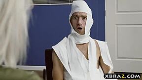 Halloween at work becomes intimate with the boss