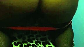 Anime girl toys her big ass solo