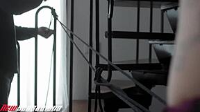 Aaliyah Hadid Tied Up for Rough Fucking