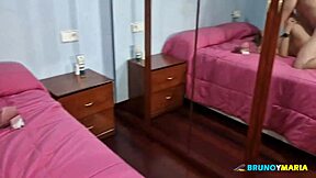 Hey, check how your mature wife enjoys my big natural tits during sex