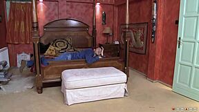 Does this alluring blondie give the best footjob?