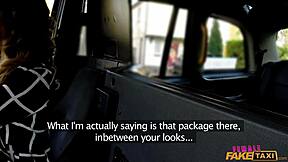 femalefaketaxi fat cock stretches pussy in uk taxi