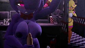 Five Nights at Freddy's Hentai Compilation with Big Tits and Monster Cocks