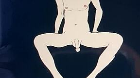 Look At His Huge Penis In Intense Cartoon Scene