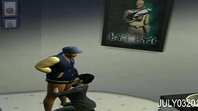 Asian Lady Deepthroats Black BBM Cock In Chinese Restaurant Bathroom Voyeur Scene