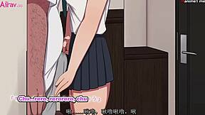 Intense Hentai Action with Shorai Yubo JK Saimin Domination