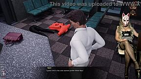 حارس السجن الحلقة 4: زوجة تُنيك بينما زوجها يشاهد مذهولاً.