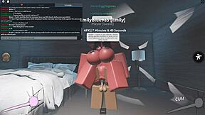 Roblox Porn 15: Whore Bent Over for Monster Doggy Action