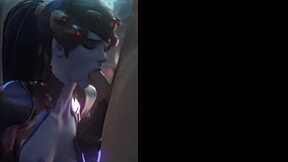 Widowmaker Anime Miłość w Hentai Akcji