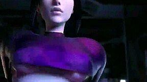 3D animated porn featuring Widowmaker and Mercy in a Fap Hero contest