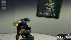 Asian Lady Deepthroats Black BBM Cock In Chinese Restaurant Bathroom Voyeur Scene