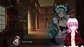 3D animated game with an anime style called -lin the ice dragon- mirror 05