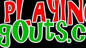 Sensual couple enjoys an intimate moment.