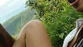 Sexo nas montanhas da pedra grande aventura deliciosa ao ar livre