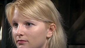 Bound sub gets whipped as punishment in bondage