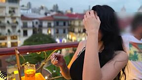 Blowjob in Restaurant Turns Heads with Amateur Outdoor Action in Public Setting