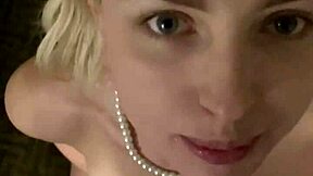 Britt Blair, newcomer, gives a blowjob and gets a facial