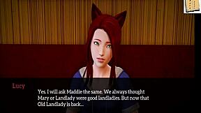 in my new family cartoon, teen 18+ with small tits gets big cock in ass