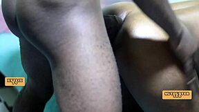 Hot Amateur Ebony Bent Over For DoggyStyle Big Clit Fuck