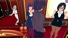 Siobhan says, 'let's fuck in the bar, stelle, bent over in doggy'