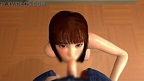 3d Ero Anime Cousin Sister Gives Blowjob After School