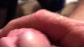 Is he jerking off or teasing something wild?