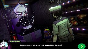 In the wild world of Fap Nights at Frenni's 3, making pizza turns into a kinky femdom game.