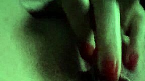 Horny Girl Squeezes Shaved Pussy Clit!