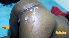 Hot Amateur Ebony Bent Over For DoggyStyle Big Clit Fuck