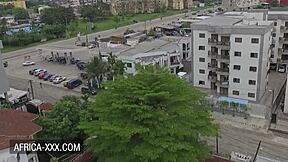 Amateur ebony beauty says her first date led to sensual sex