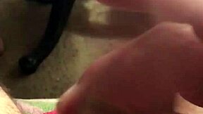 Is he jerking off or teasing something wild?