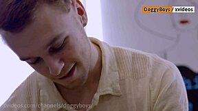 Hey! Sensual Twink Massage Turns Raw for Leo Alfano With Huge Cock